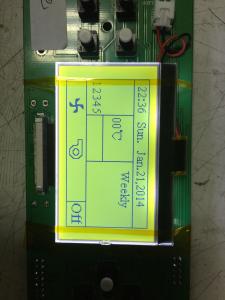 China UC1698 Driver Dot Matrix Lcd For Fireplace RYG180100A Wide Operation wholesale