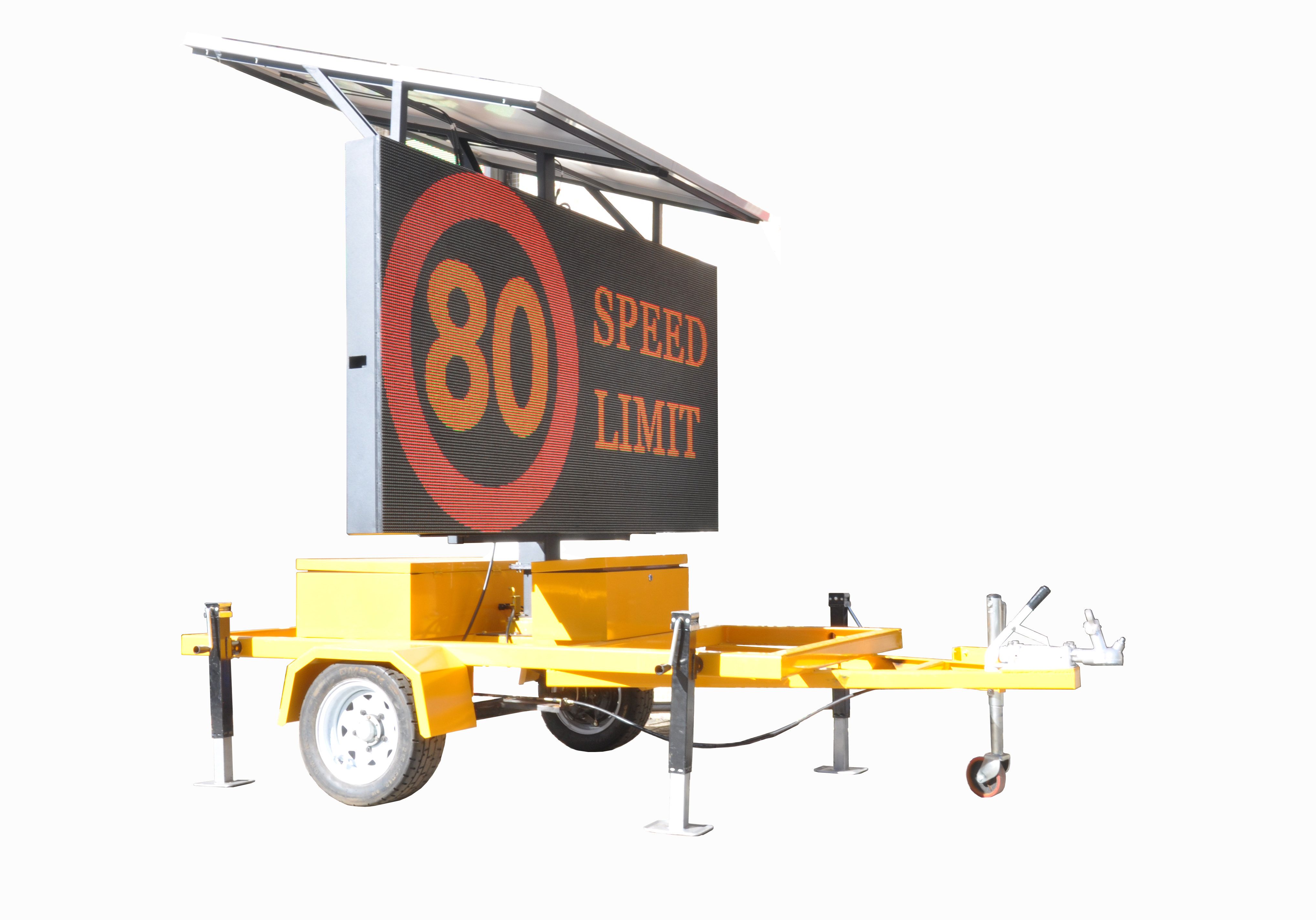 Trailer Mobile Led Advertising Display with 70° Viewing Angle and 60HZ/50HZ Power Input