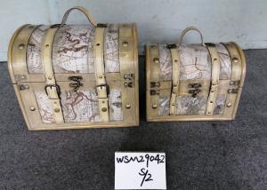 100 Eco Friendly L34x25 Leather Steamer Trunk For Storing