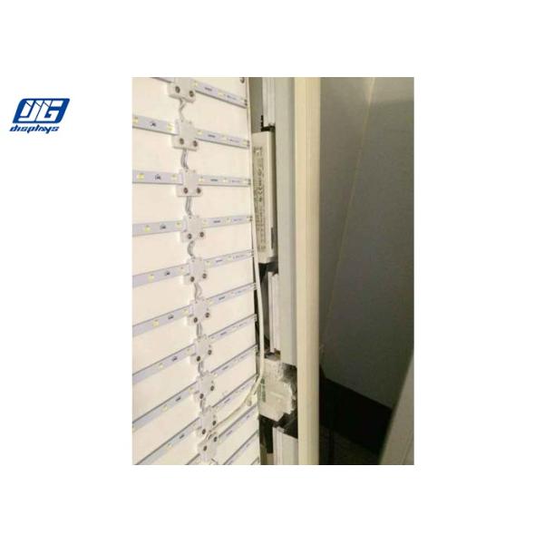 Milky White Round Corner Frame Snap Frame Light Box , Back Lit LED Economic Graphic Holder