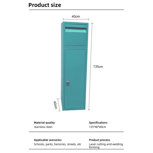 Custom Stainless Steel Garbage Bin Recycling Bin Battery Recycle Bin Waste Management