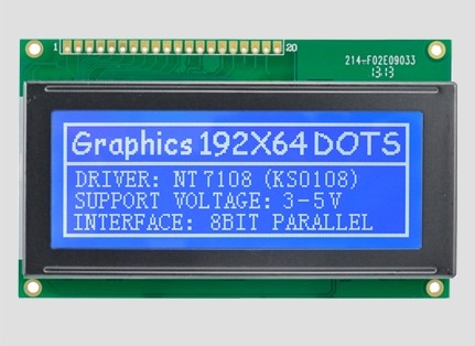 19264 COB FSTN Graphic Dot Matrix LCD Module Parallel Port Industrial Lcx19264