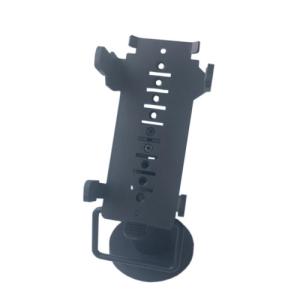 China Pure Metal Black POS Terminal Stand Adjustable For Cashier Counter System wholesale