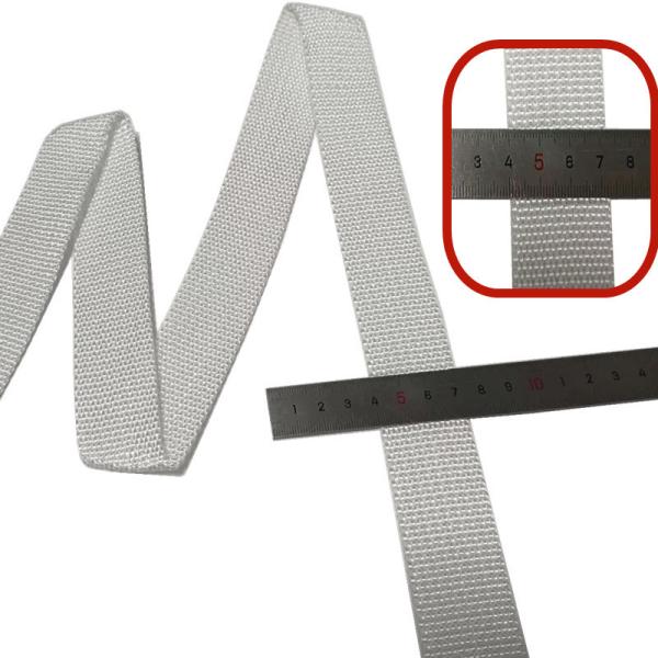 Custom White Woven Polypropylene Webbing 32mm PP Webbing Strap