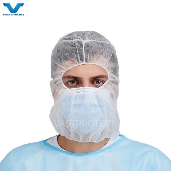 Quality Non Woven PP Ninja Balaclava Hood For Protection 60000 PCS / Day Supply for sale