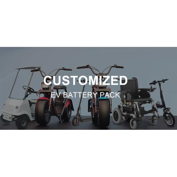 Customized Electric Bike Lithium Battery 36V 48V Multiple Protection 18650 battery cell LiFePO4 NCM OEM