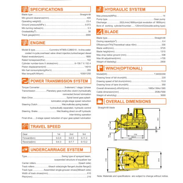 Low price and warranty Shantui SD22F Dozer for logging