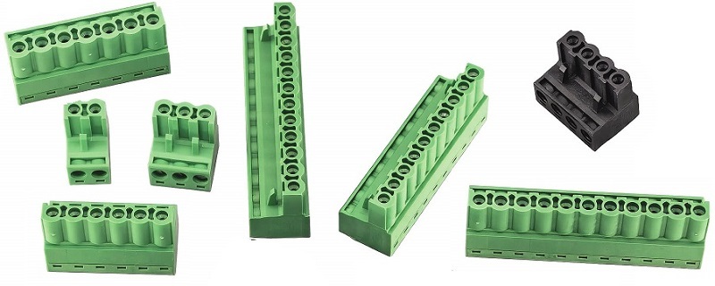 Wire To Wire Pluggable Plug-in Terminal Block Alternative for Phoenix BCP-508- x- GN