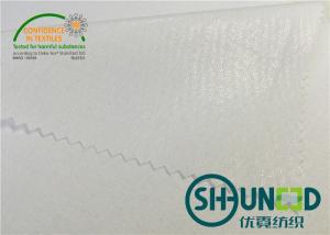China PA cotton Interlining fabric by 150 cm Width , Shringkage Resistant bonded Interlining wholesale