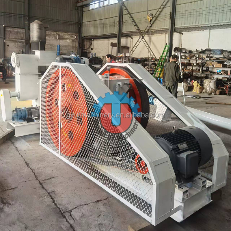 30mm Dia Biofuel Wood Sawdust Hydraulic Briquetting Punching Machine with Blue Color