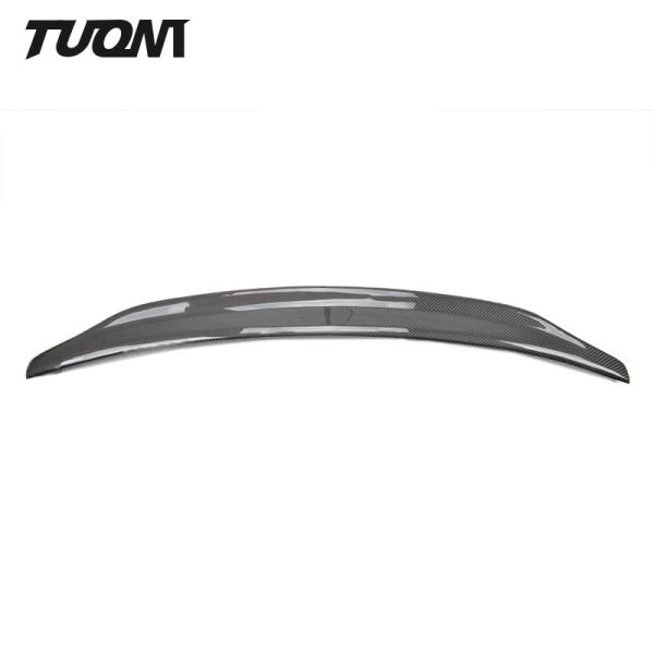 Quality Single Deck Carbon Fiber Auto Spoiler Rear Trunk Wing Car Spoilers For Audi A3 S3 Sedan for sale