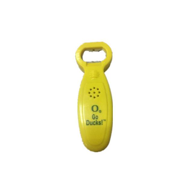 Flat Bar Beer Bottle Opener 50g Music Plastic Metal Sensor Switch Customized 22*35mm