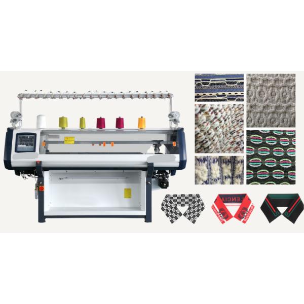 Computerized Sweater Collar Flat Knitting Machine with Double System