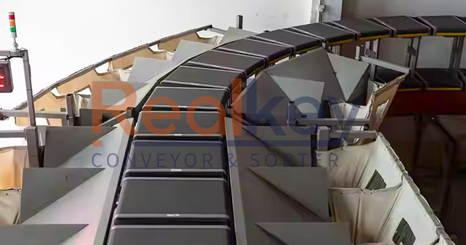Professional Loop Cross Belt Sorter Designed To Enhance Sorting Accuracy And Operational Efficiency In Warehousing