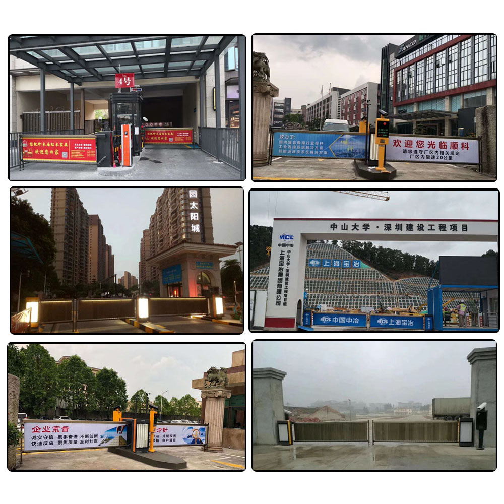 Insulation Class F Automatic Remote Control Flap Barrier Gate With Light