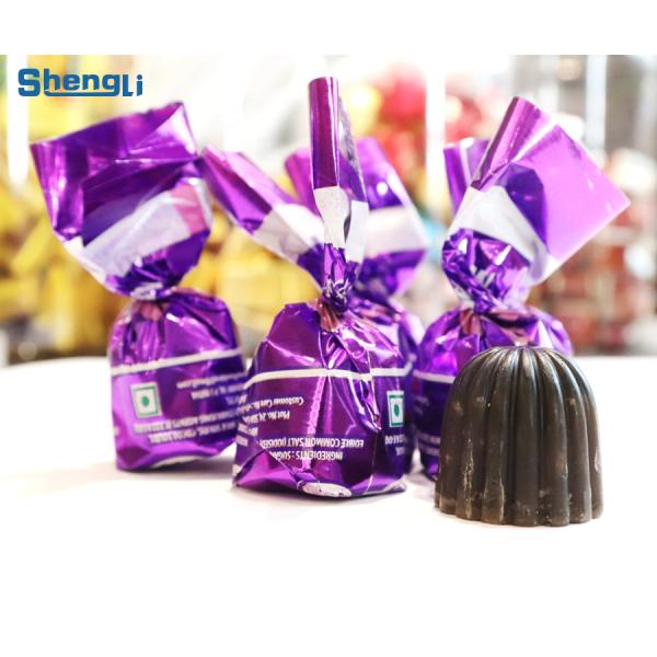Hot Welding Semi-automatic Horizontal Chocolate Bar Tablets Fold Wrapping Packing Machine