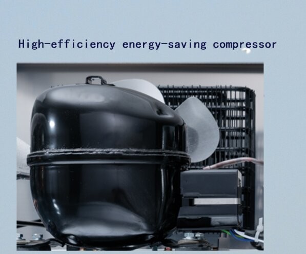 240V 2 Door Undercounter Freezer 350L Multiple Function Stable Operation