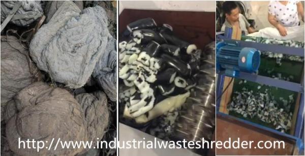 Quality Hard / Thick Plastic Single Shaft Shredder Hydraulic Pushing Customizable Capacity for sale