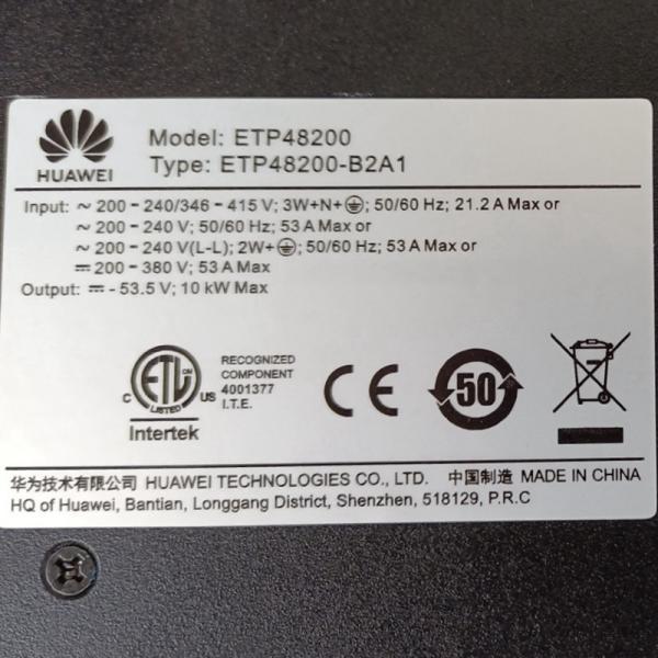 Huawei ETP48200-B2A1 Embedded Switching Power System With 48V30A R4830G1 Module Outdoor Communication 5G