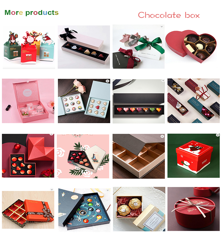 Packaging Chocolate Mini Bonbon Boxes with Own Logo Handmade Wedding Favor Inserts