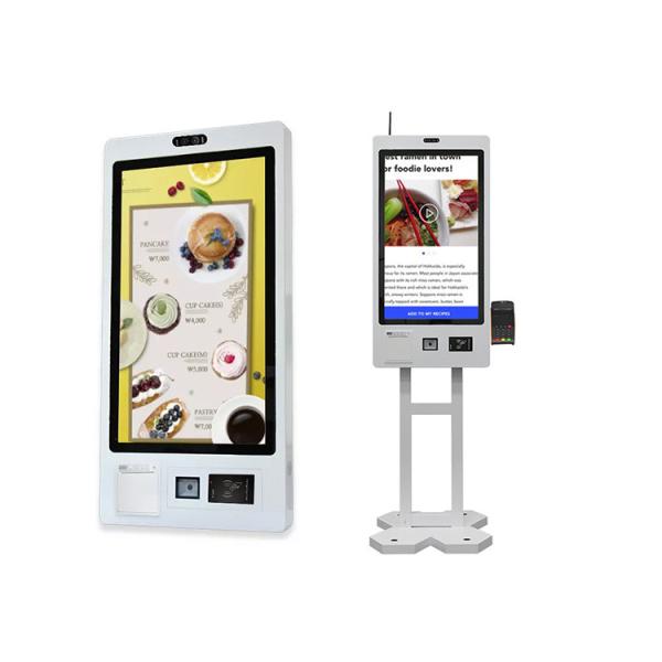 Quality Supermarket 21.5 Touch Screen Ordering Kiosk Checkout Payment Machine for sale