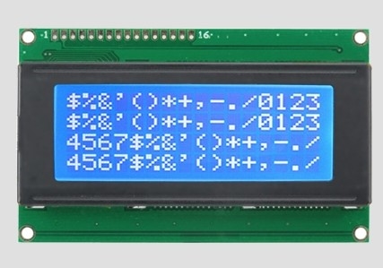 Character Display Lcd 20characters * 4Line Monochrome Module Blue White Backlight Port 5v