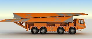 Quality Tracked Load-60t Mechanized Bridge Emergency Rescue Equipment 21m for sale
