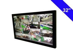 Ultra Slim 32 TFT BNC CCTV Monitor IR Receiver Auto Eliminate Blur Function