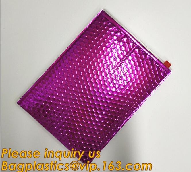 Cosmetic Slider Zip lockk Bubble Bags Bubble Slide Pouch,Zip lockk esd bubble bag bubble packaging wrap cosmetic pouch slide