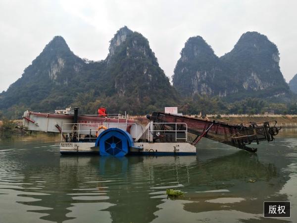 Quality Load 11m3 Small Marine Trash Skimmer 0.8m Mowing Depth for sale