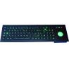 Black color illuminated Backlit USB Keyboard with mechanical trackball CE , FCC , ROHS for sale
