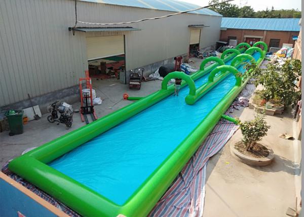 Quality Giant  1000 Ft Inflatable Slip N Slide / Blow Up Slip And Slide  Easy Setup for sale