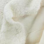 Cozy 100% Polyester Sherpa Fur Fabric for Jacket Lining or Baby Garments Free