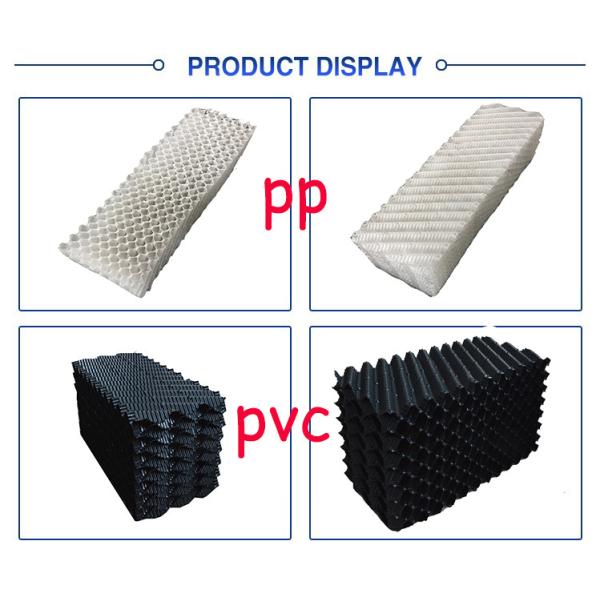Induced Draft Cooling Tower Fill Pack 610mm Cooling Tower Media Replacement