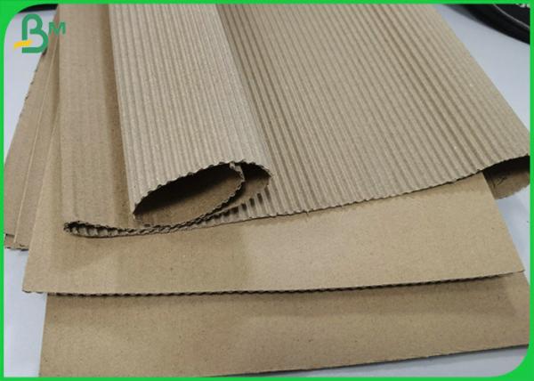 Quality Wave E - Fluting Single Face Corrugated Packaging Carton Board Sheet for sale