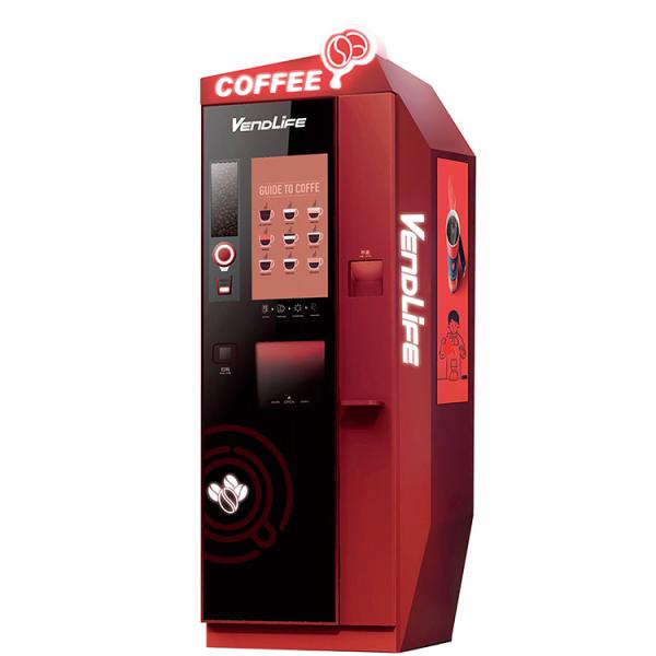 Quality 220V Coffee Vending Machines Multipayment Supported CQC Approved for sale