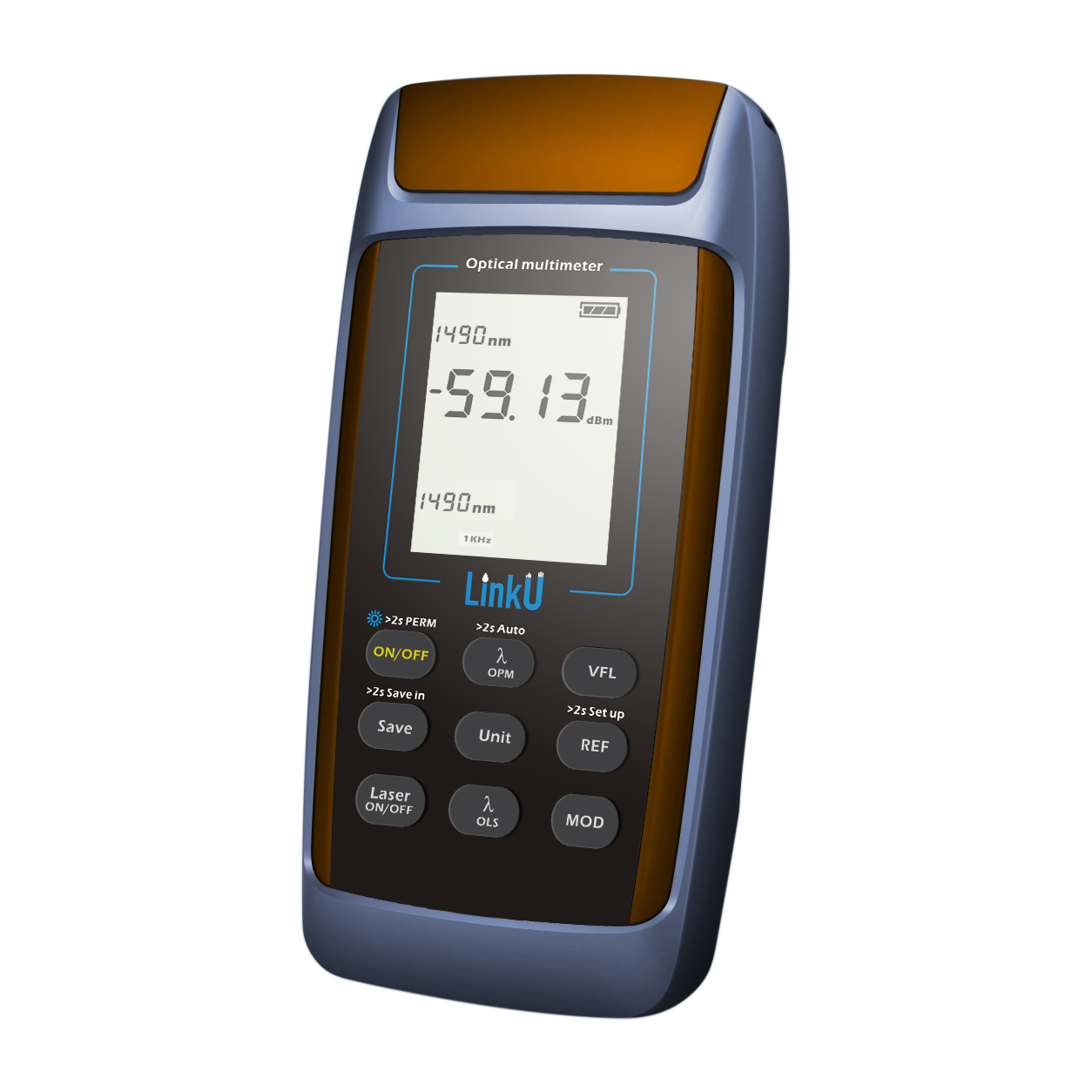 ODN Network Handheld Optical Power Meter with Data Storage and Visual Fault Locator 3