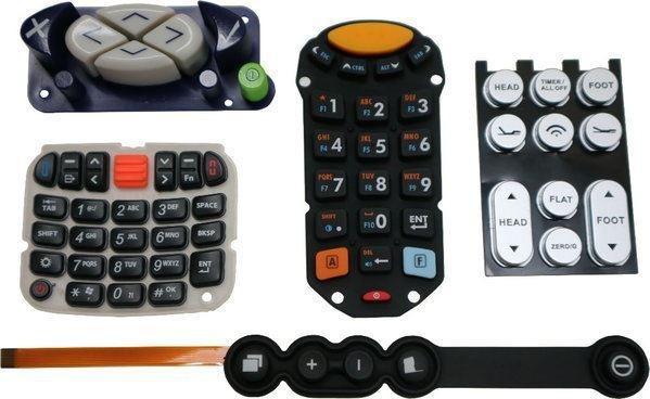 Quality Durable Plastic Keycap Custom Silicone Rubber Keypads for sale