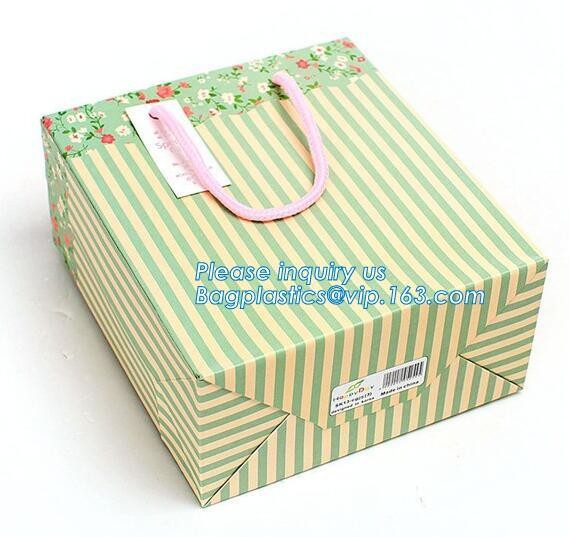 Fashion Custom Printing Luxury Gift Shopping Carrier Paper Bag With Your Own Logo Print,strong twisted handle black leat