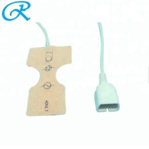 China 4mm dia Nihon Kohden Spo2 Probe Sensor , White Male Finger Clip Spo2 Sensor wholesale