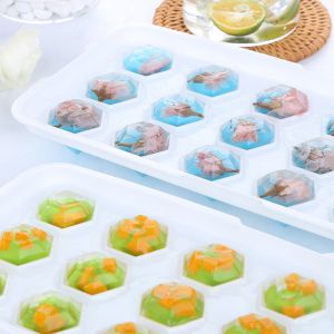 FDA Dishwasher Safe Reusable Silicone Ice Cube Molds