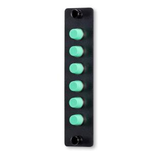 China 6-port 6-core ST fiber adapter panel with single-mode adapter wholesale