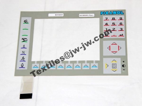 Quality Membrane Switch B155819 B163113 B153551 B163112 Picanol Loom Spare Parts for sale
