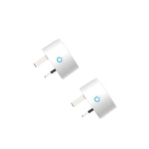 China White WIFI Smart Socket Blue LED Indicator FCC Certification wholesale
