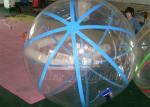 Colorful Strings Durable PVC / PTU Inflatable Walking Water Ball By Hot Air