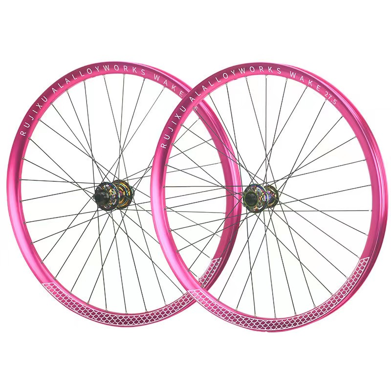 690 Ring 27.5" Dirt Bike Wheelset AM DH Off Road 18mm Inner With Colorful Hub