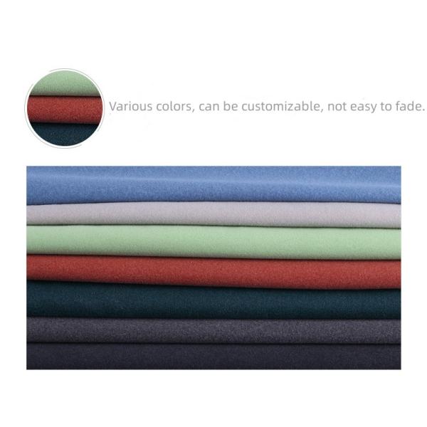 Imitation Microfiber Suede Leather Fabric Double Sided Velvet For Shoes