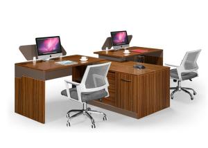 China MFC Modular Modern Computer Desk , Office Computer Table Free Combination on sale