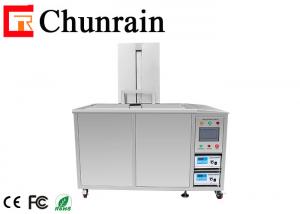China 360L 3600W Big Industrial Automatic Ultrasonic Cleaner With Lifting Heavy Oil wholesale