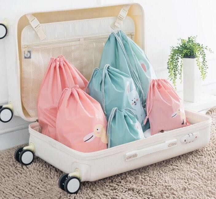 Polyester fabric drawstring bag /advertising pull rope backpack cloth bag /nylon shoulder pocket customization BAGEASE